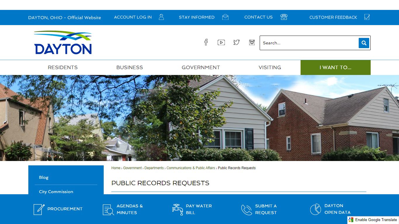 Public Records Requests | Dayton, OH
